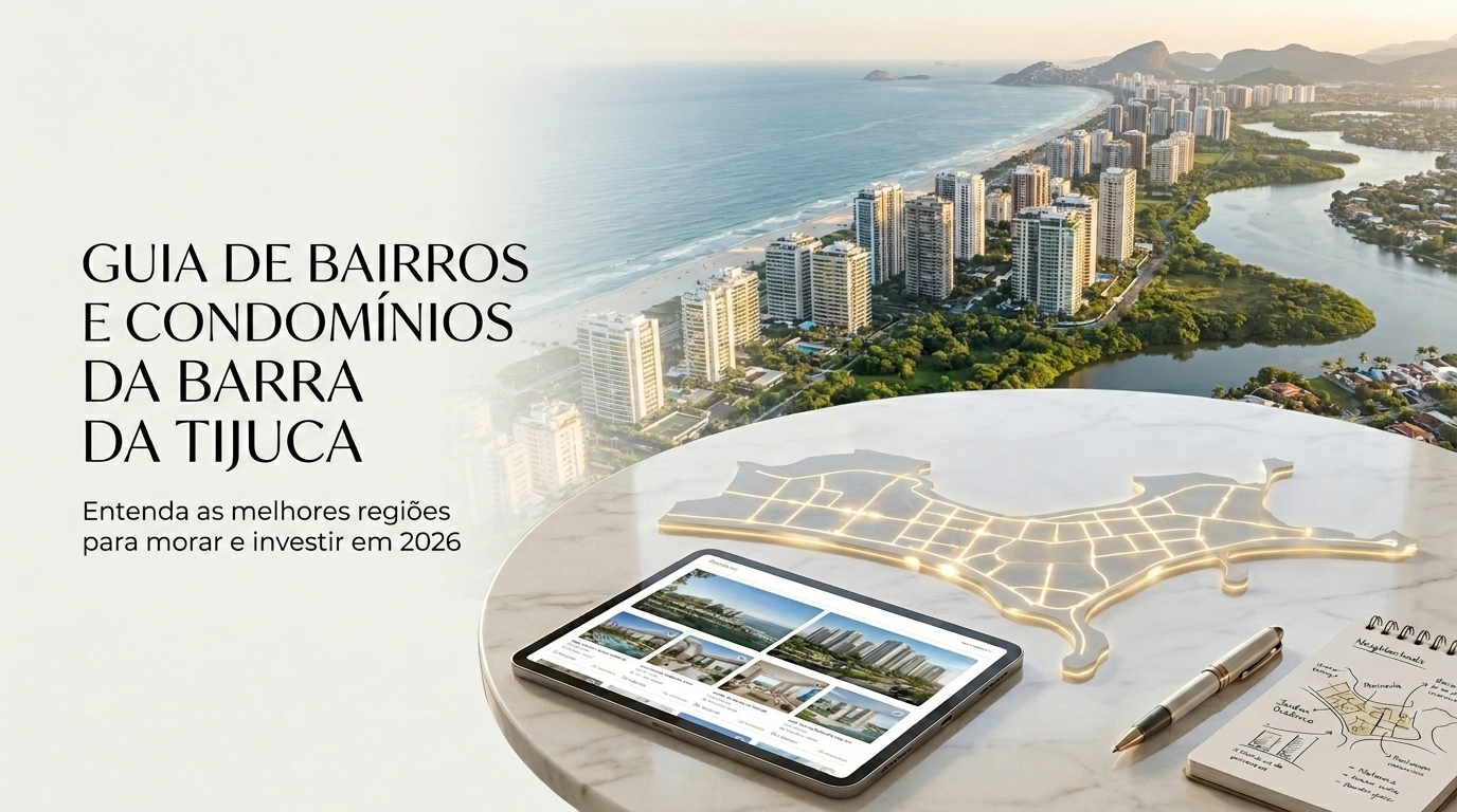 Guia completo de bairros e condomínios da Barra da Tijuca em 2026