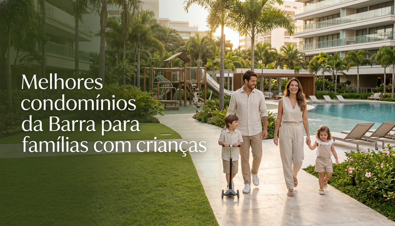Melhores condomínios da Barra para famílias com crianças em 2026