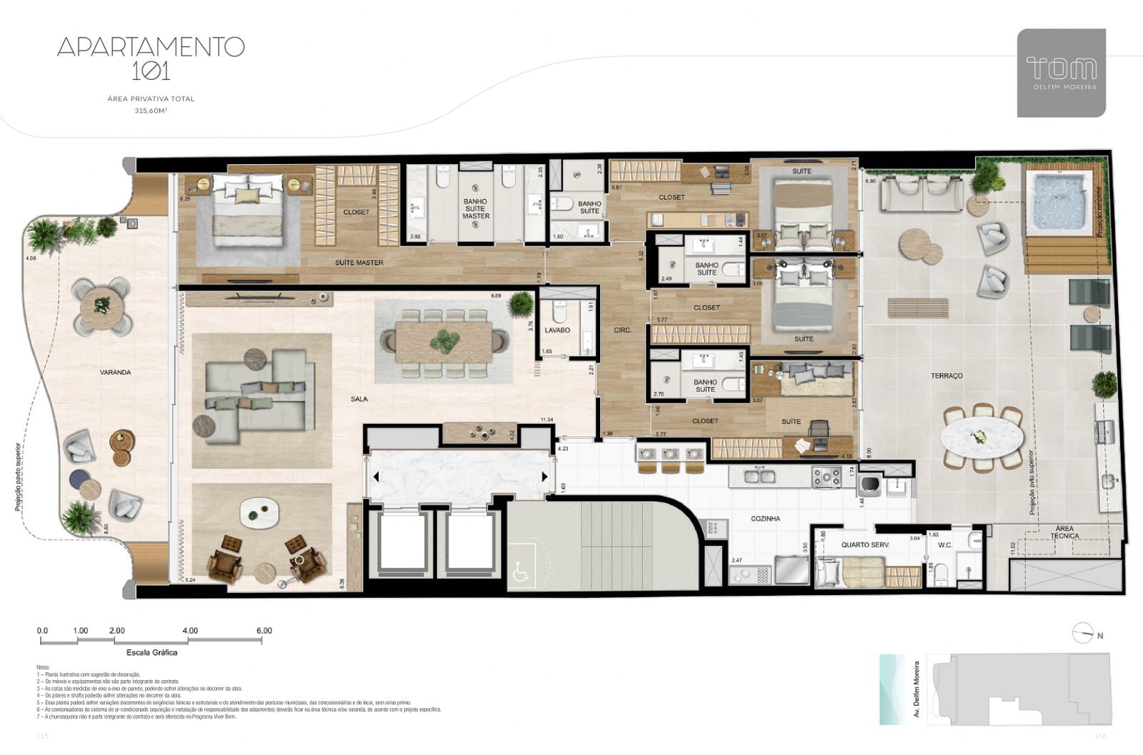 Planta Tom Delfim Moreira - 2